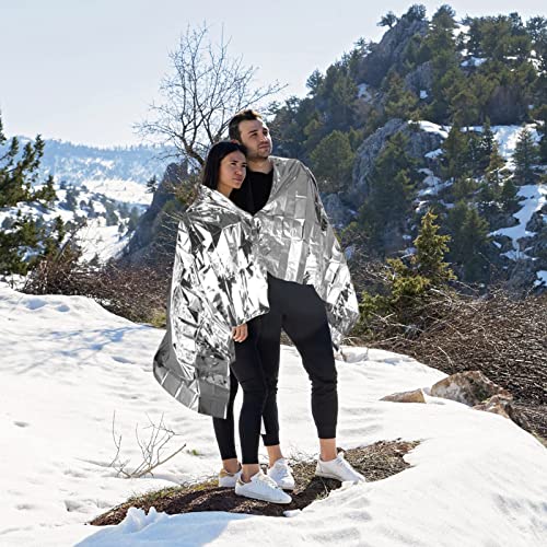 Emergency Mylar Thermal Blankets - (4-Pack)