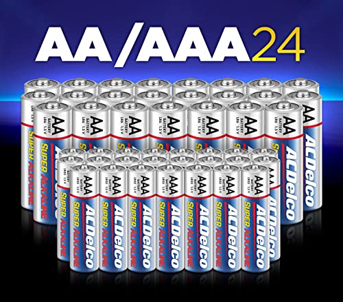 ACDelco 48-Pack AA and AAA Batteries: 10-Year Shelf Life