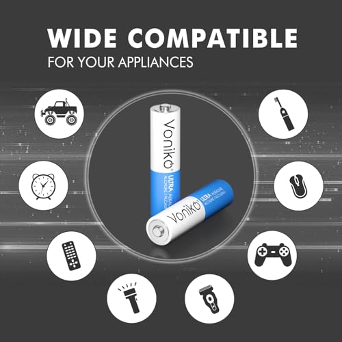 Voniko Premium AAA Batteries - 24 Pack - Ultra Long-Lasting