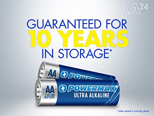 Powermax AA Batteries- Long Lasting, 10-Year Shelf Life