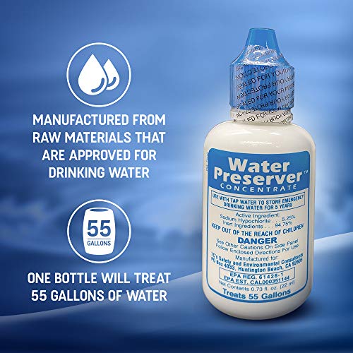 55 Gallon Water Preserver: 5 Year Emergency Preparedness