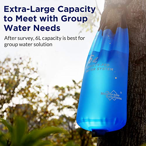 6L Gravity Water Filter: Versatile Camping Purifier