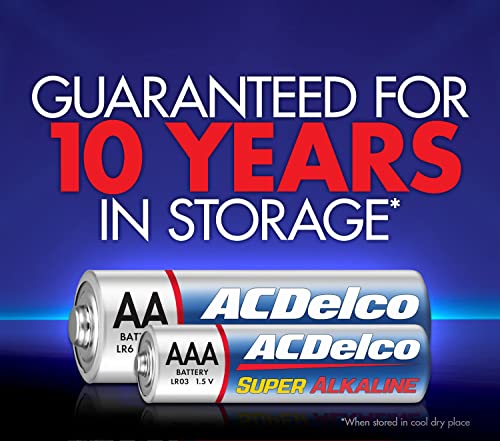 ACDelco 48-Pack AA and AAA Batteries: 10-Year Shelf Life