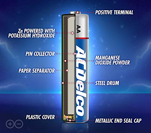 ACDelco 48-Pack AA and AAA Batteries: 10-Year Shelf Life