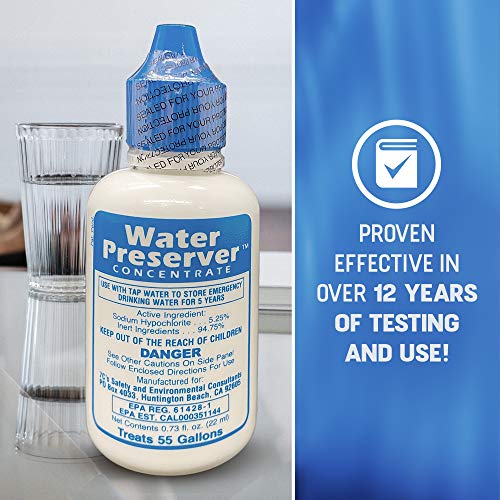 55 Gallon Water Preserver: 5 Year Emergency Preparedness