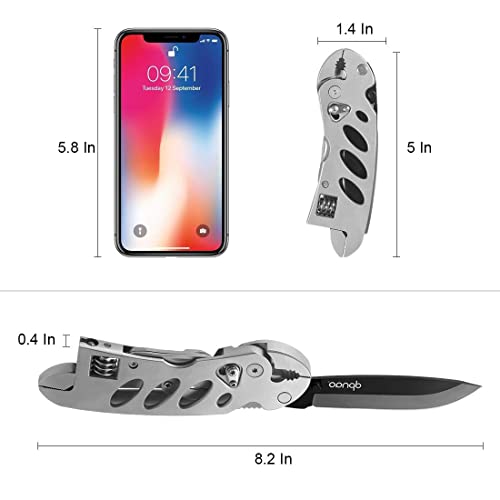 7-in-1 Stainless Steel Multitool: dpnao Wrench