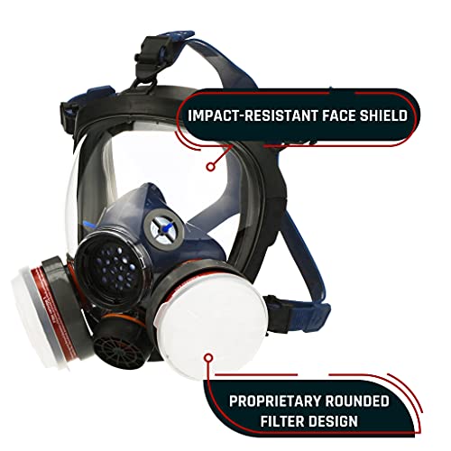 Organic Vapor & Chemical Respirator with Eye Protection
