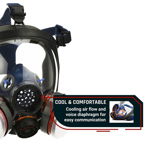 Organic Vapor & Chemical Respirator with Eye Protection