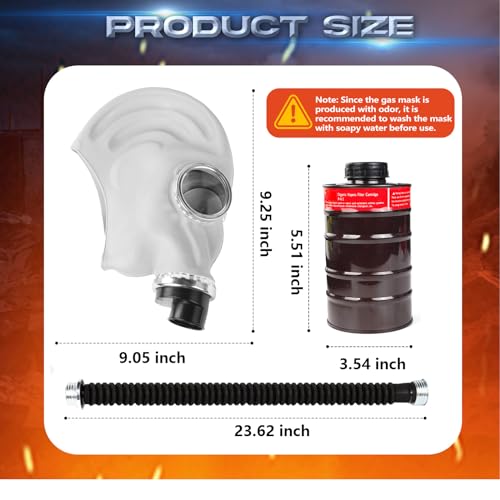 40mm Filter Gas Mask - Nuclear & Chemical Survival