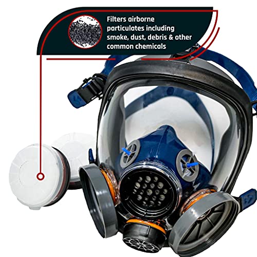 Organic Vapor & Chemical Respirator with Eye Protection