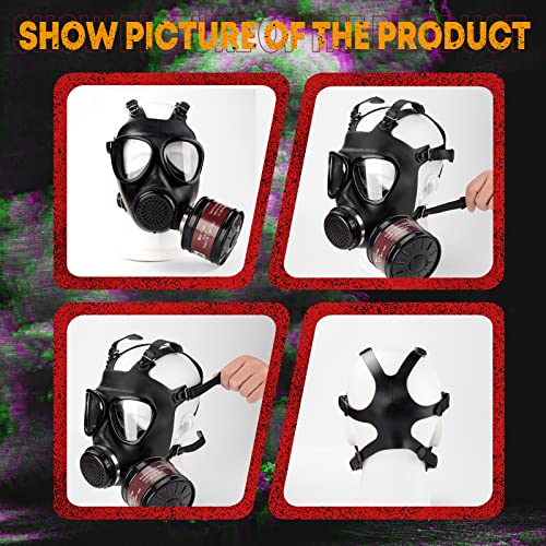 AMZYXUAN Gas Masks- Tactical Full Face Respirator