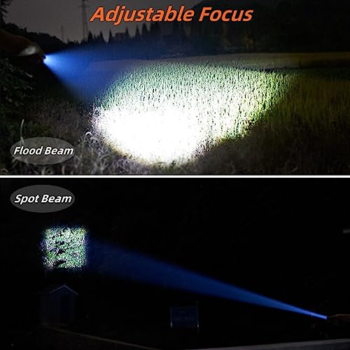 2 Tactical Flashlights - 5 Modes, 3000 Lumens