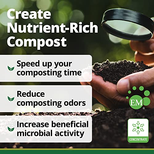 TeraGanix Compost Accelerator: Organic Liquid Starter, Reduce Odors