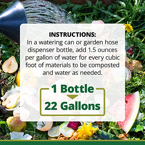 TeraGanix Compost Accelerator: Organic Liquid Starter, Reduce Odors