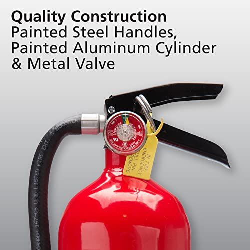 Kidde Pro 210 Fire Extinguisher, Multi-Purpose, 4 lbs