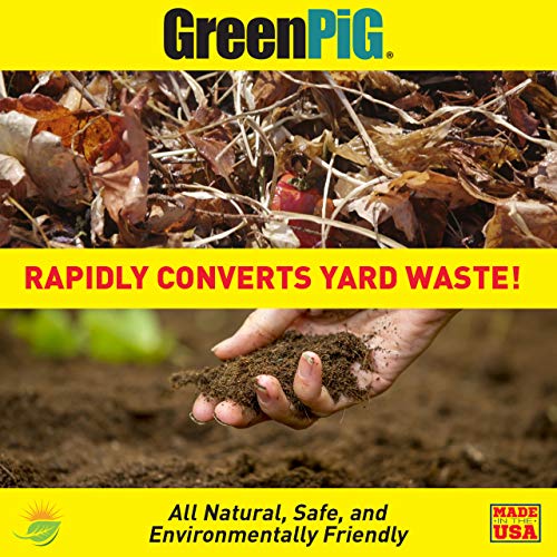 GREEN PIG Compost Accelerator: Yard Waste to Fertile Humus
