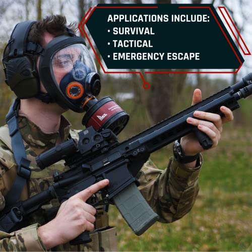 ST-100X Tactical Gas Mask for Emergency Situations