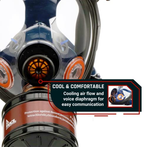 ST-100X Tactical Gas Mask for Emergency Situations