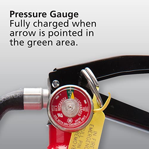 Kidde Pro 210 Fire Extinguisher, Multi-Purpose, 4 lbs