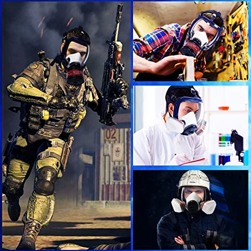 Full Face Gas Mask with Carbon Filter - Survival Ready