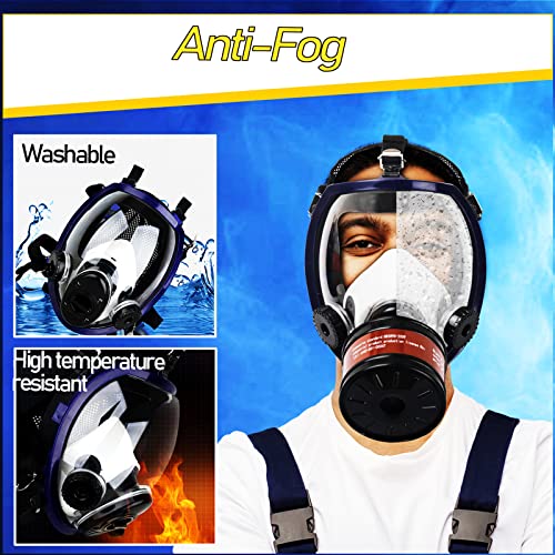 Full Face Gas Mask with Carbon Filter - Survival Ready