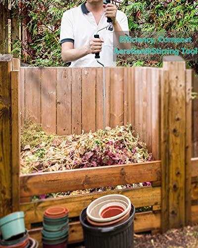 Stainless Steel Compost Aerator for Outdoor Tumblers