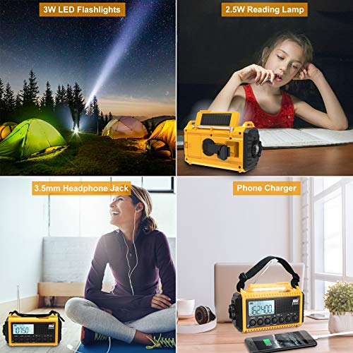 Raynic Solar Hand Crank Emergency Weather Radio