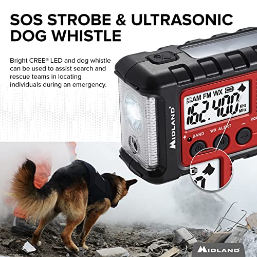 Midland ER310 Emergency Weather Radio with SOS Flashlight