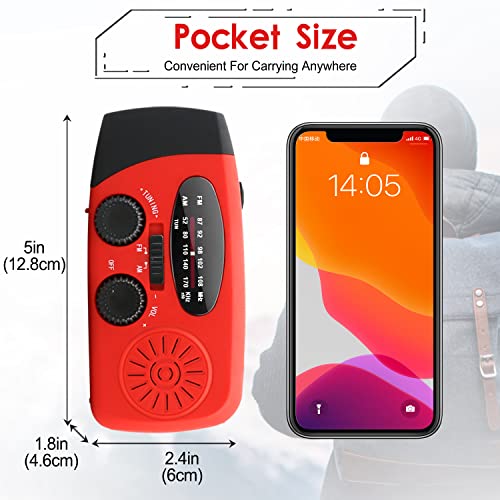 Hand Crank Emergency Radio with Flashlight & Charger