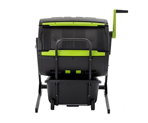 65 Gallon Dual Chamber Compost Tumbler with Double Door