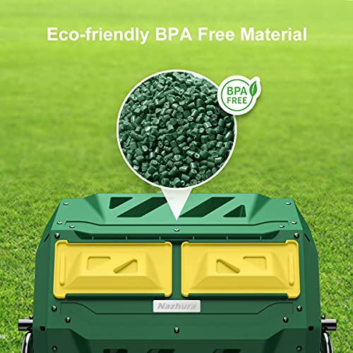 Dual Chamber Compost Tumbler - 43 Gallon