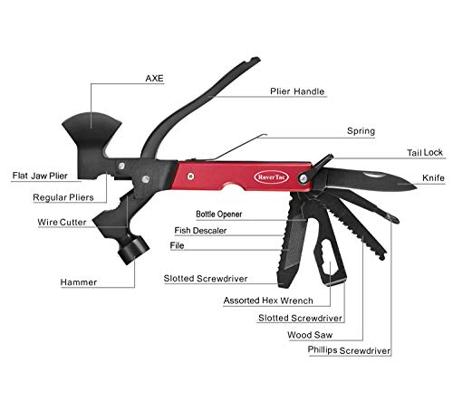 RoverTac Camping 14-in-1 Multitool for Emergency Preparedness