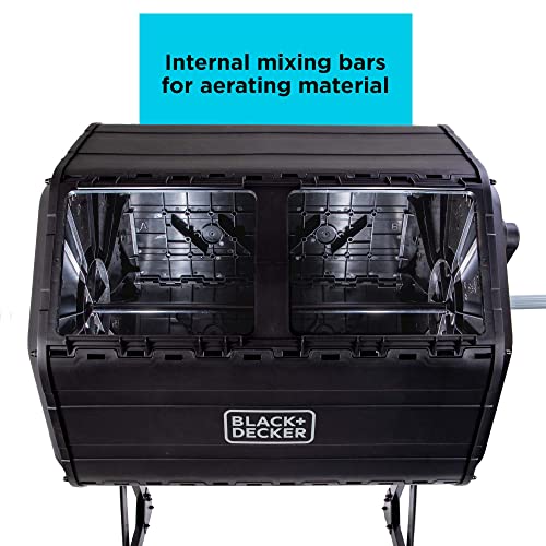 Dual Chamber Compost Tumbler, 40 Gallon