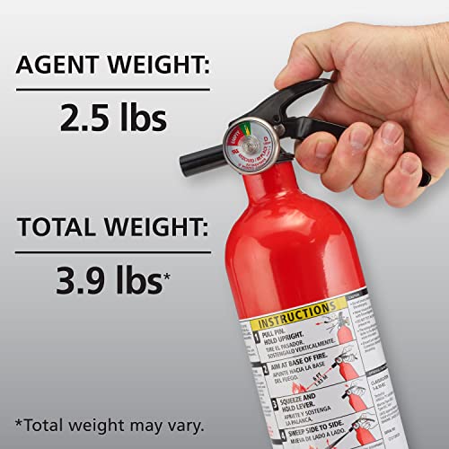 Kidde Home Fire Extinguisher Pack: 1-A:10-B:C, Red