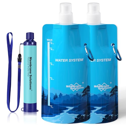 Portable Water Purification Unit - 5-Stage Filtration, Travel-Camping-Hiking