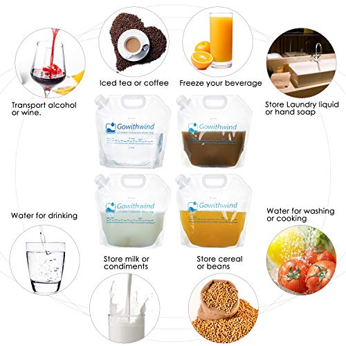 Foldable Water Storage Bag, 4×2.6 Gallon, BPA-Free Bladder
