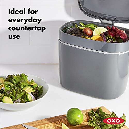 OXO Good Grips Compost Bin - Charcoal 1.75 gal
