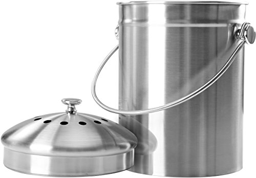 Utopia Kitchen Countertop Compost Bin - 1.3 Gallon