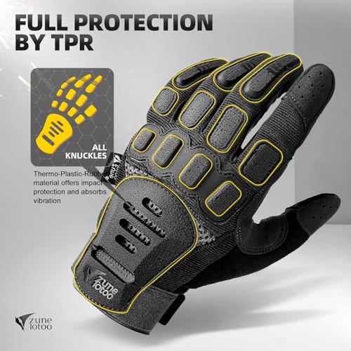 ZUNE LOTOO Men's Tactical Gloves: Finger Impact Protection