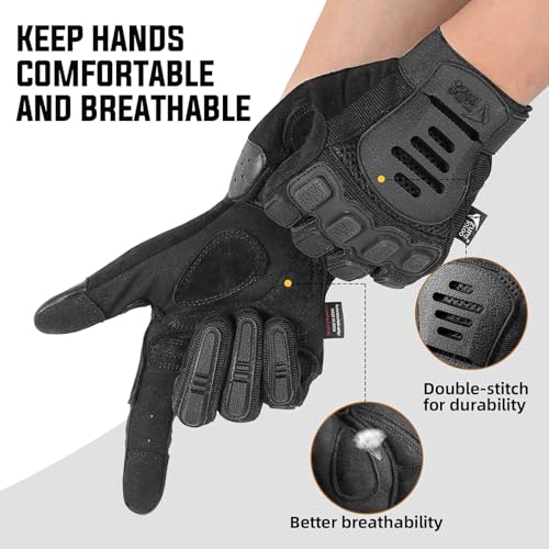 ZUNE LOTOO Men's Tactical Gloves: Finger Impact Protection