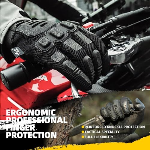 ZUNE LOTOO Men's Tactical Gloves: Finger Impact Protection