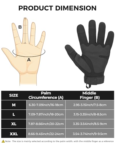 Men's Tactical Gloves for Outdoor Sports and Emergencies