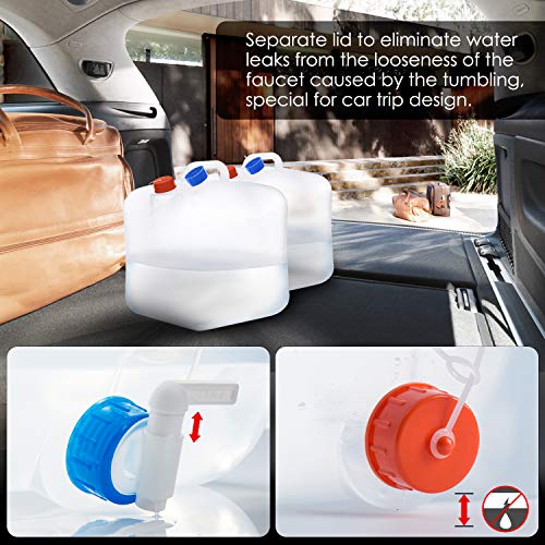 Gowithwind Collapsible Water Jug for Emergency & Camping