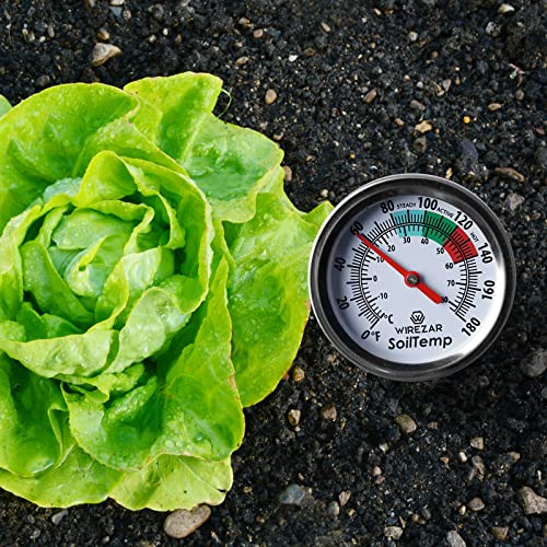 Compost Soil Thermometer for Gardening - Fahrenheit/Celsius