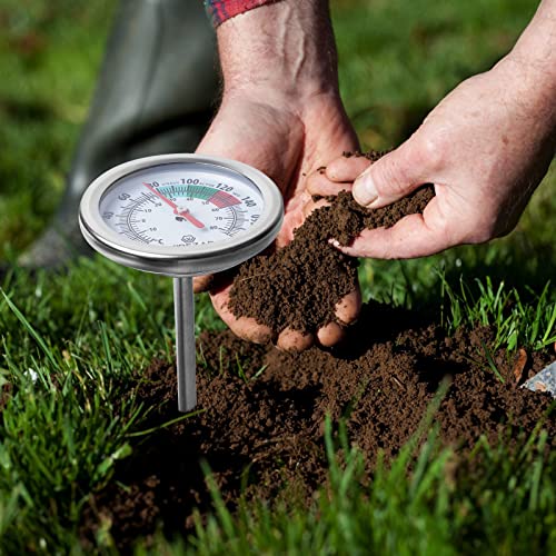 Compost Soil Thermometer for Gardening - Fahrenheit/Celsius