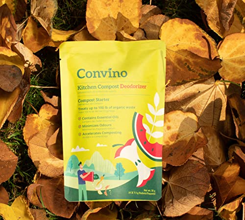 Convino Compost Starter: Reduce Odor and Convert Yard Waste