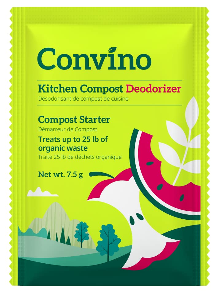 Convino Compost Starter: Reduce Odor and Convert Yard Waste