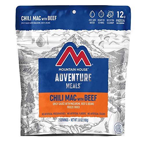 Chili Mac with Beef | Freeze Dried Food | 2-Servings