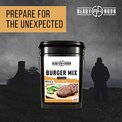 Emergency Black Bean Burger Mix: 60 Servings, 25-Year Shelf Life