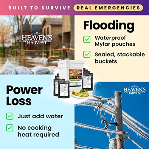 Heaven’s Harvest 1-Week Emergency Food Supply: 60 Servings